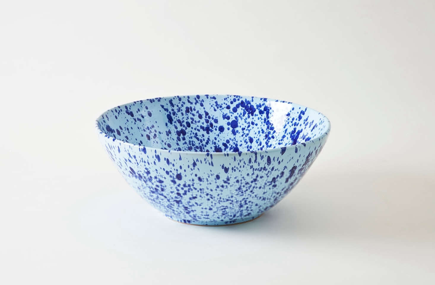 March is one of our go-tos for gifts for all occasions; Francesca reminded us they offer a wedding registry, too. The Christiane Perrochon Sand Bottle Vases in the featured image, starting at $500, would make an extra special gift, as would this Blue on Blue 18-Inch Spatterware Serving Bowl, $240.