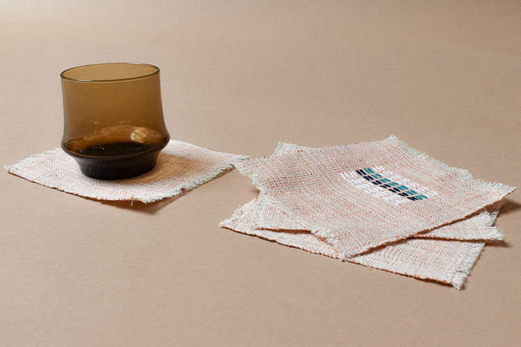 The five-inch square Nori Nori Cocktail Napkins would also make great coasters; $30 for a set of 4.