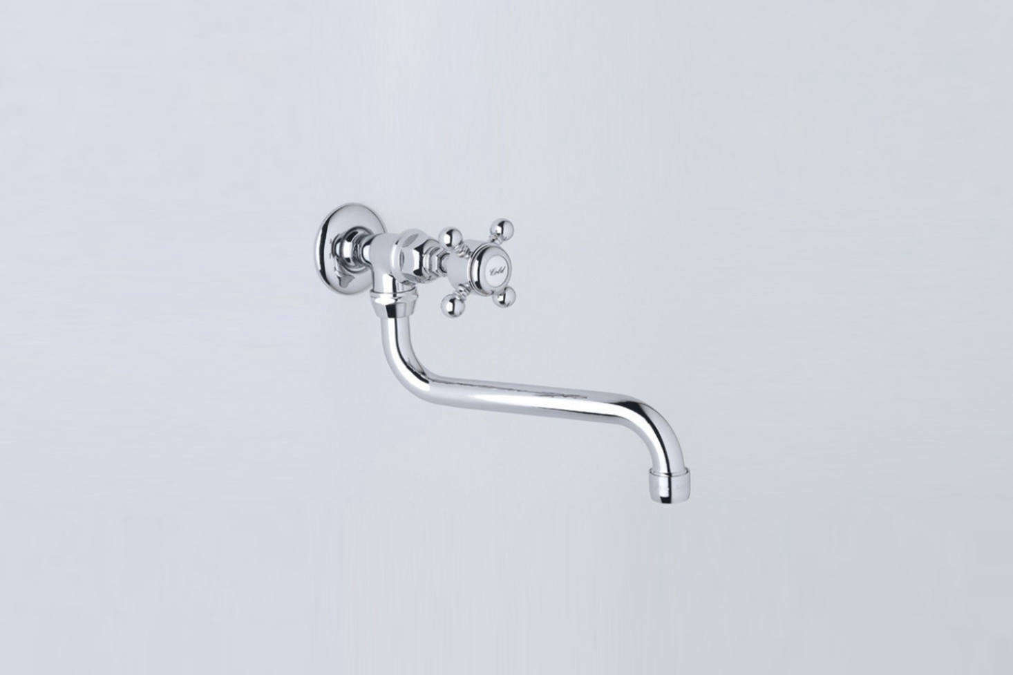 The Rohl Country Kitchen Single-Handle Wall-Mount Pot Filler Faucet (A1445XAPC2) is $248.25. For a longer handle model, the Rohl Swing Arm Pot Filler (A1451) is available for $648.60 at Quality Bath.