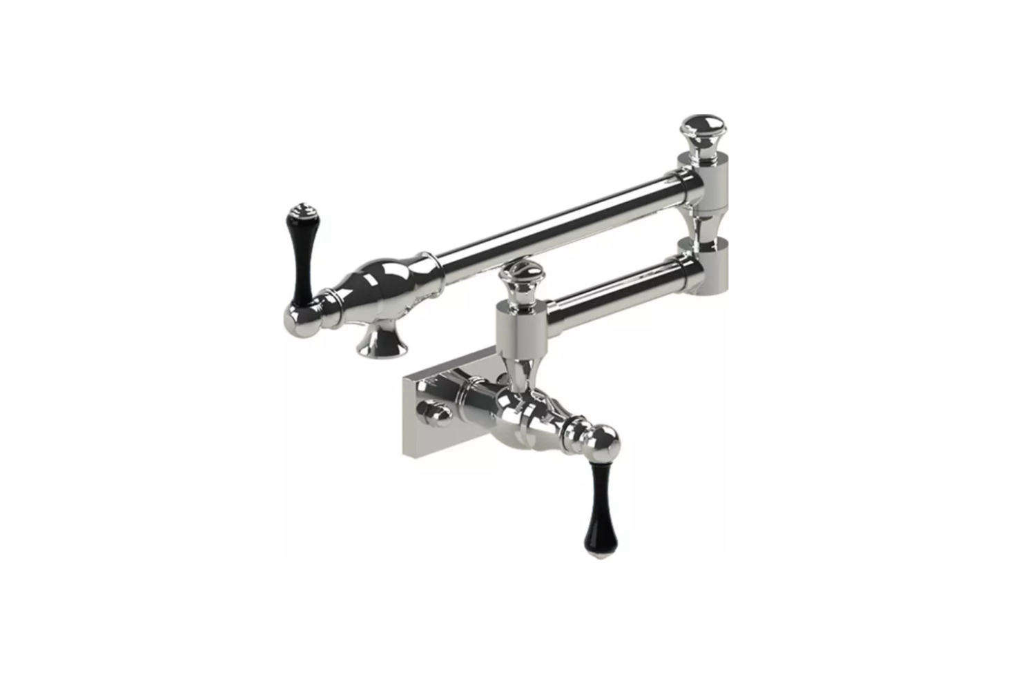 The Rubinet Flemish Wall-Mount Pot Filler Faucet (8EFM) is $599.25 at Quality Bath.