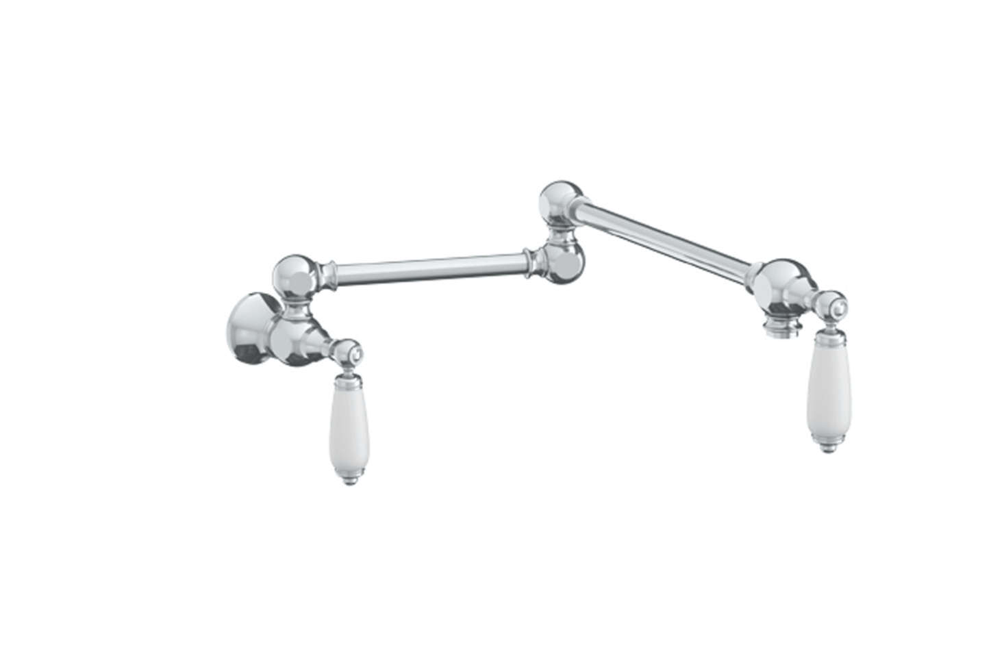 The Watermark Venetian Wall-Mounted Pot Filler Marble Handle Faucet (180-7.8) is $1,082.25 at Quality Bath.
