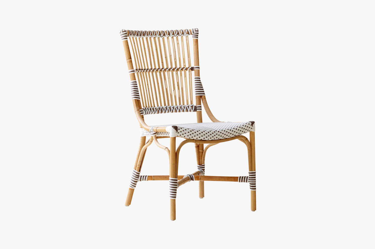 The Cappuccino Dot Monique Rattan Side Chair is $368 from Dear Keaton. It’s made of rattan and synthetic fiber by Sika Design, which offers a range of bistro furniture that the company sells directly and through a number of retail sources.