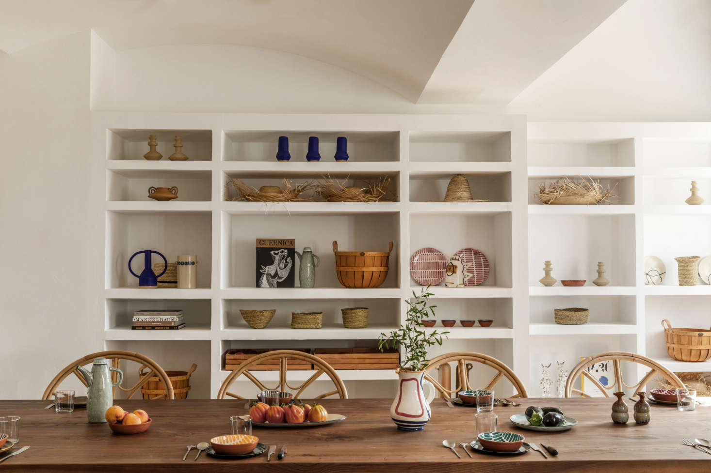 Menorca Experimental dining room, designed by Dorothee Meilichzon, Menorca, Spain. Karel Balas photo.