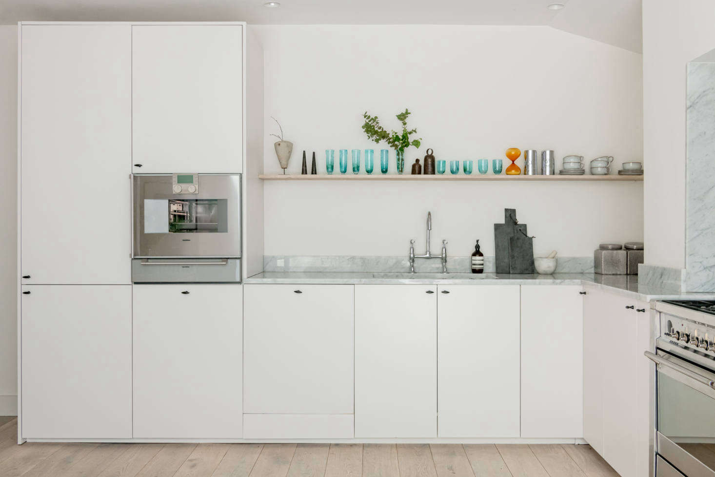 Also up-cycled were all the appliances. 