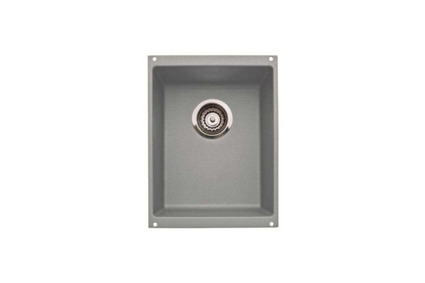 The Blanco Precision Undermount Bar Sink (B54) is available in 8 colors (shown in Metallic Gray) for $444.