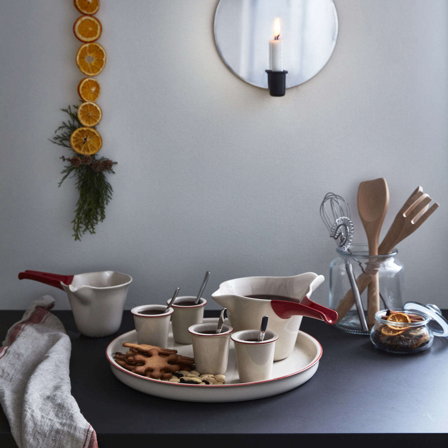 The pitcher (from $9.99), cups ($4.99 for