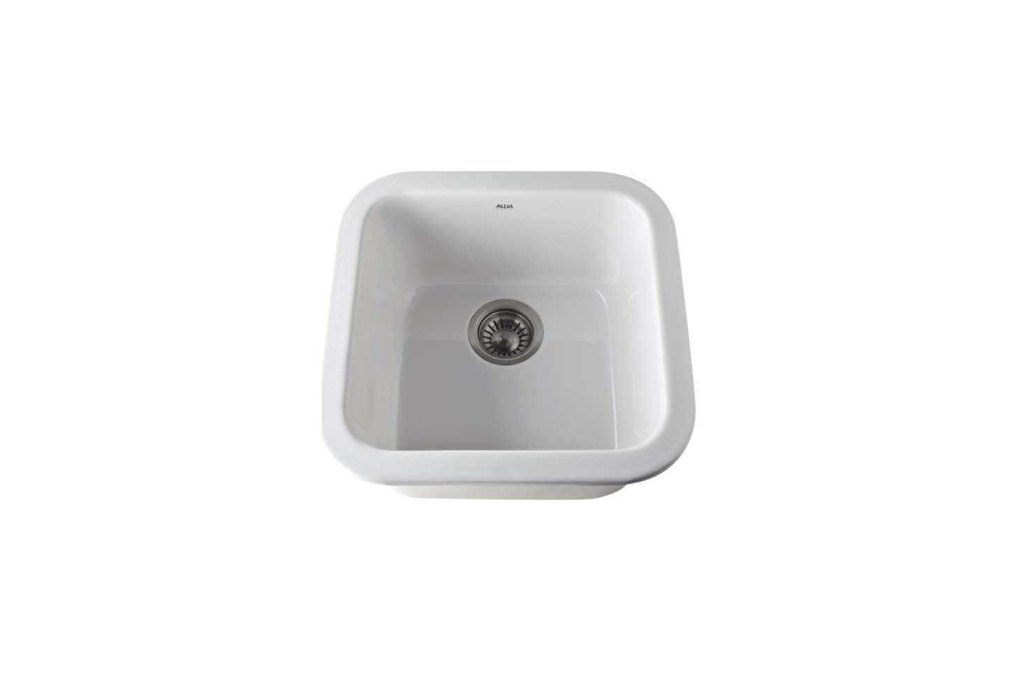 The Rohl Allia Undermount Bar Sink (R5900) in White (shown), Biscuit, and Matte Black from $6. to $860.49 at Ferguson.