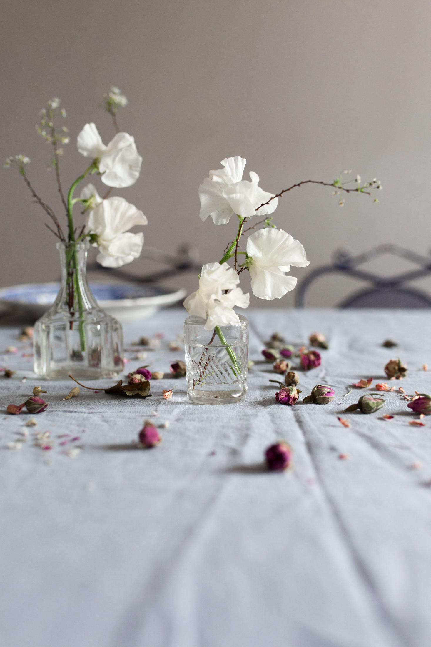 Let the table be a little beautifully imperfect, not prim or overdone. 