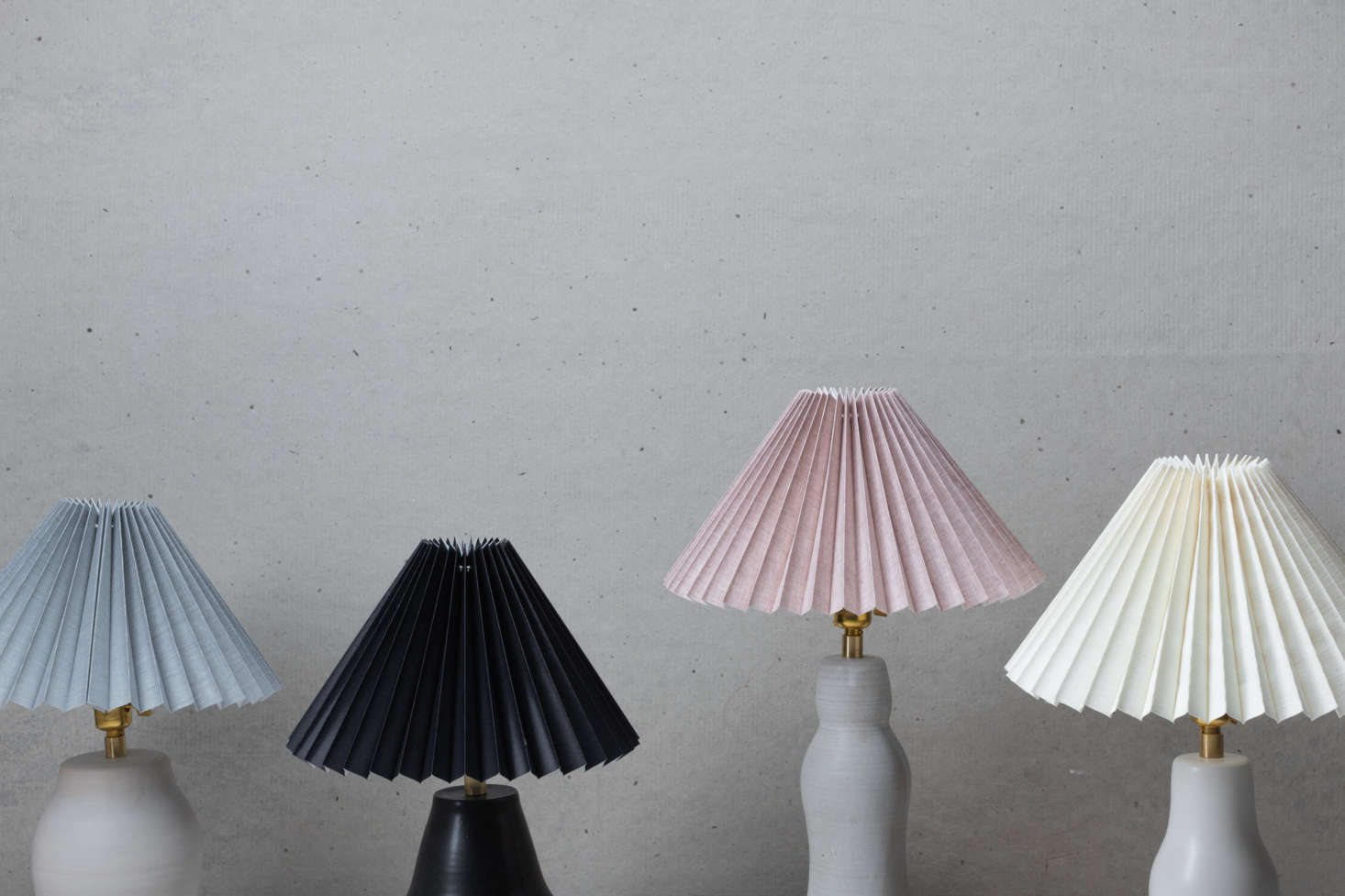 The line ranges in price from $550 to $700, and is available with a choice of shade colors.