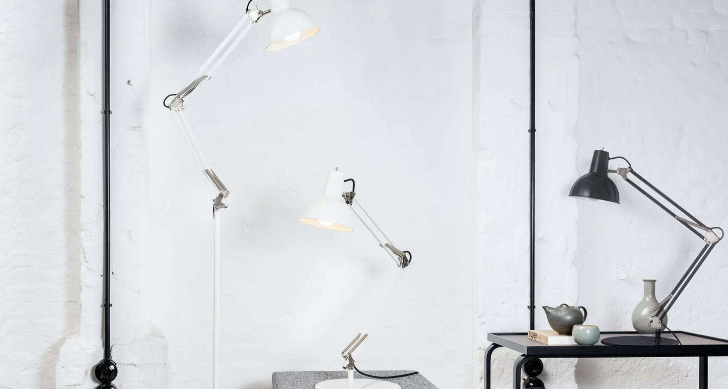 table lamps with two arms